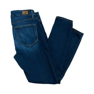 Paige Womens Verdugo Ankle Slim Skinny Jeans Blue Stretch Low Rise Denim 27
